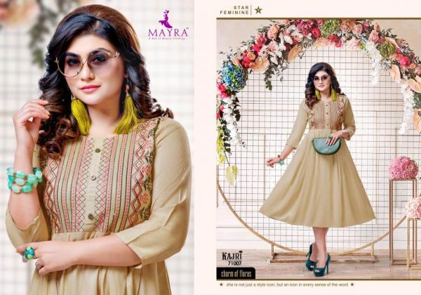 Mayra Kajri Rayon Embroidery Fancy Kurti